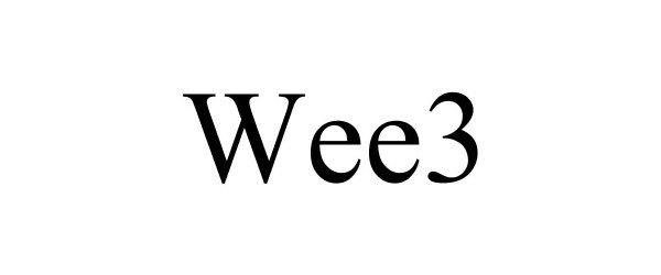 Trademark Logo WEE3