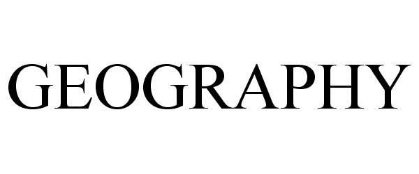 Trademark Logo GEOGRAPHY