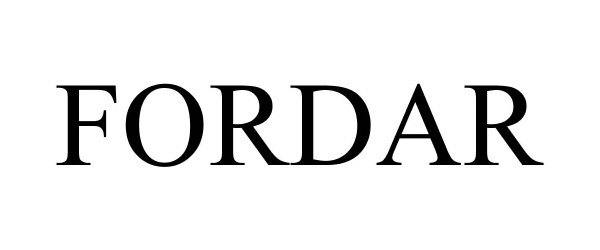 Trademark Logo FORDAR