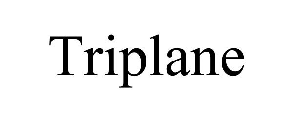 Trademark Logo TRIPLANE