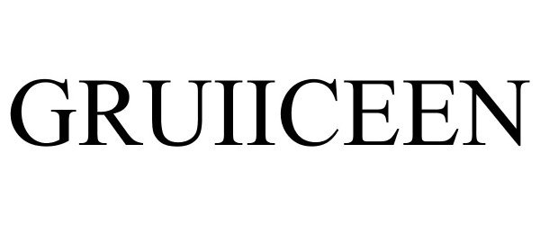 Trademark Logo GRUIICEEN