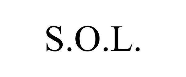 Trademark Logo S.O.L.