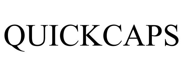 Trademark Logo QUICKCAPS