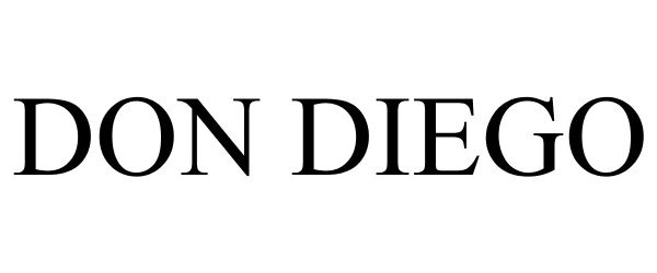 Trademark Logo DON DIEGO