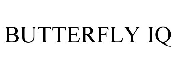 Trademark Logo BUTTERFLY IQ