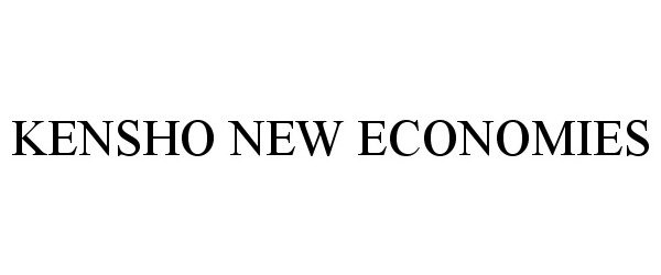  KENSHO NEW ECONOMIES