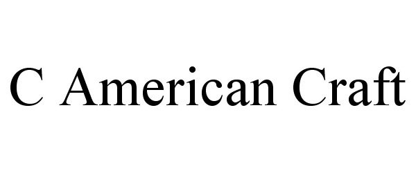 Trademark Logo C AMERICAN CRAFT