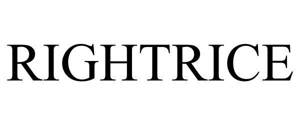 Trademark Logo RIGHTRICE