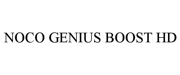 Trademark Logo NOCO GENIUS BOOST HD