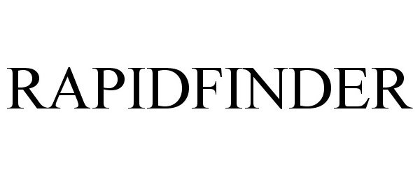 Trademark Logo RAPIDFINDER