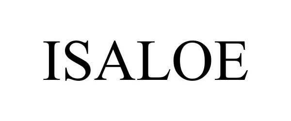 Trademark Logo ISALOE