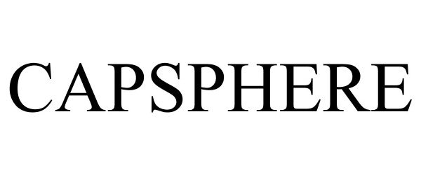 Trademark Logo CAPSPHERE