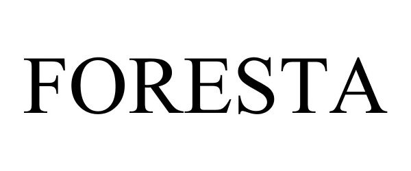 Trademark Logo FORESTA