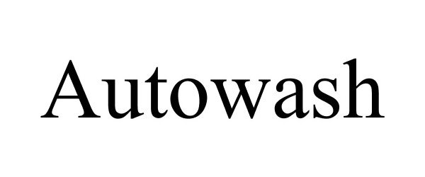 Trademark Logo AUTOWASH