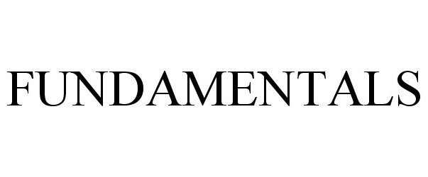 Trademark Logo FUNDAMENTALS