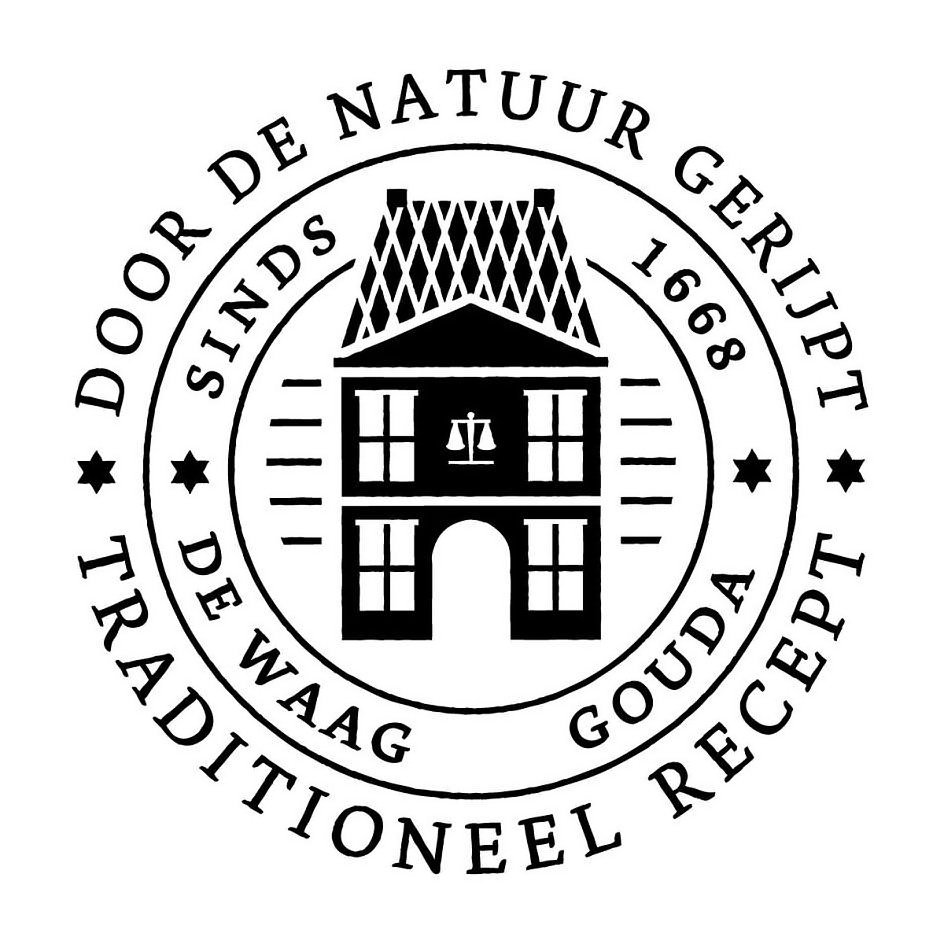 Trademark Logo DOOR DE NATUUR GERIJPT TRADITIONEEL RECEPT SINDS 1668 DE WAAG GOUDA