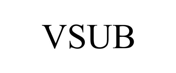 Trademark Logo VSUB