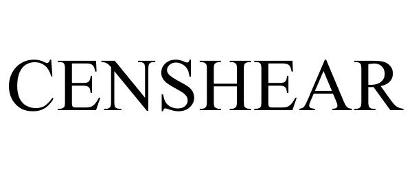 Trademark Logo CENSHEAR
