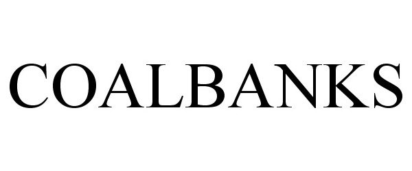 Trademark Logo COALBANKS