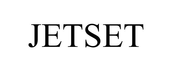 Trademark Logo JETSET