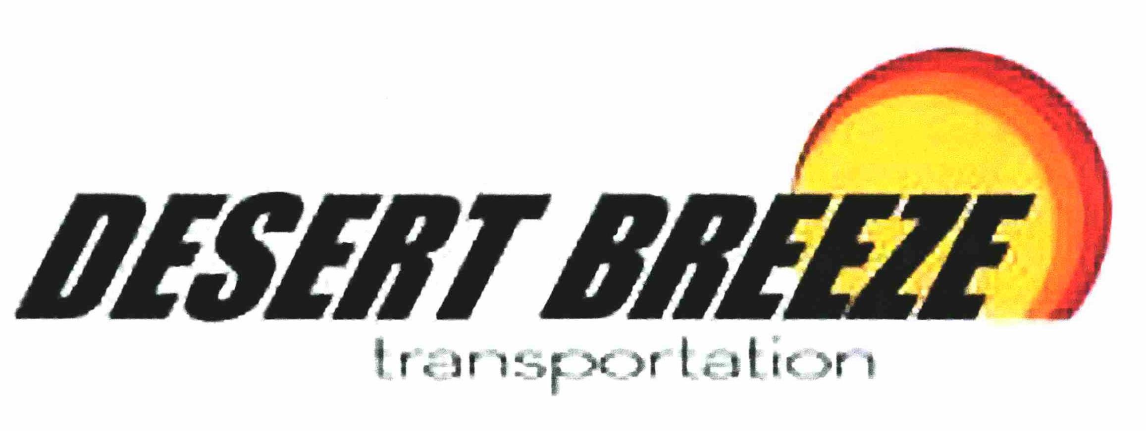 Trademark Logo DESERT BREEZE TRANSPORTATION