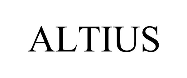 Trademark Logo ALTIUS