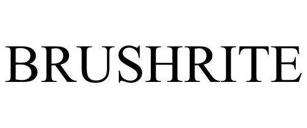 Trademark Logo BRUSHRITE