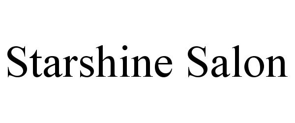Trademark Logo STARSHINE SALON