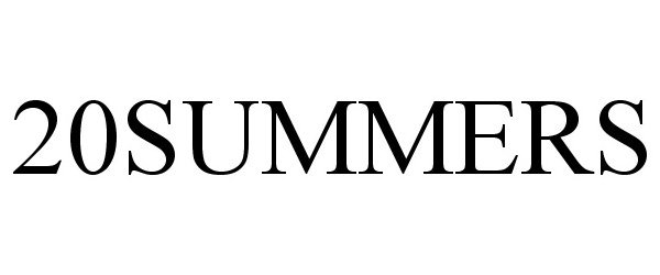 Trademark Logo 20SUMMERS