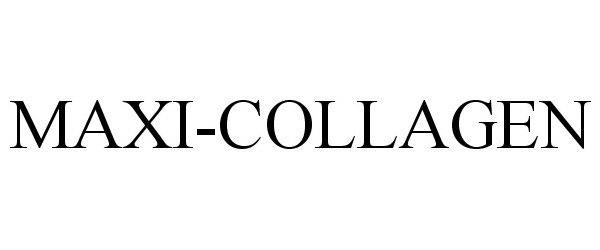 Trademark Logo MAXI-COLLAGEN