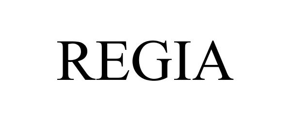 Trademark Logo REGIA