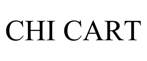 Trademark Logo CHI CART