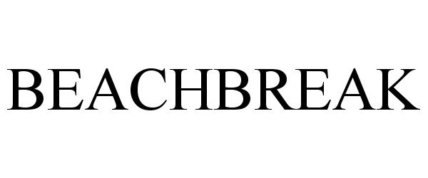 Trademark Logo BEACHBREAK
