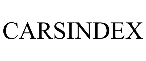 Trademark Logo CARSINDEX
