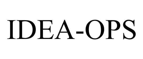 Trademark Logo IDEA-OPS