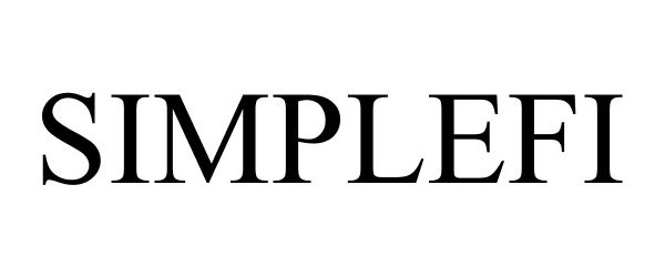 Trademark Logo SIMPLEFI