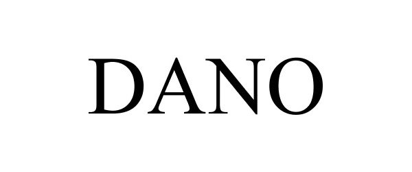 Trademark Logo DANO
