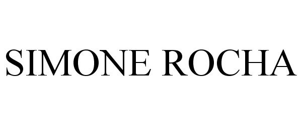 SIMONE ROCHA - Simone Rocha Trademark Registration