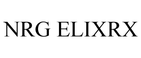 Trademark Logo NRG ELIXRX