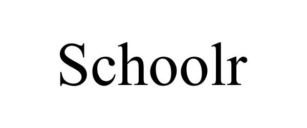 Trademark Logo SCHOOLR