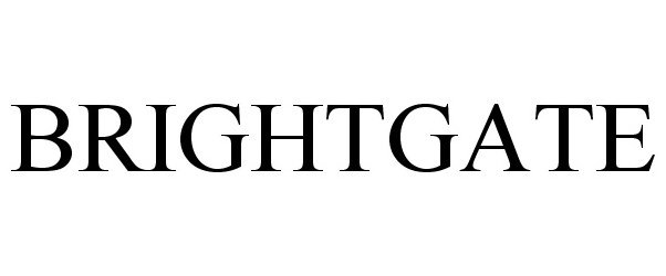 Trademark Logo BRIGHTGATE