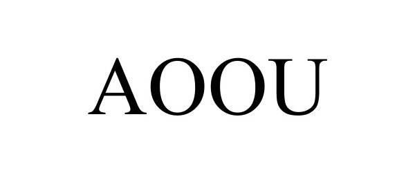 Trademark Logo AOOU