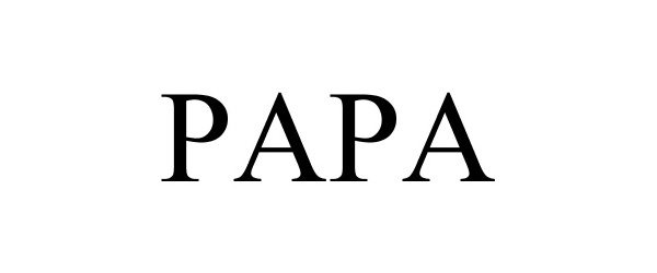 Trademark Logo PAPA
