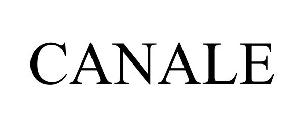 Trademark Logo CANALE