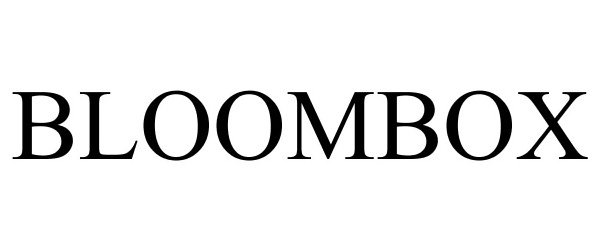 Trademark Logo BLOOMBOX