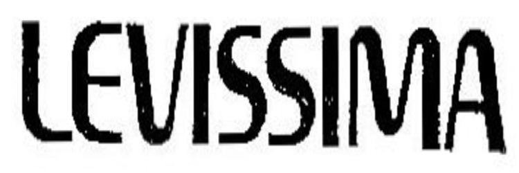 Trademark Logo LEVISSIMA