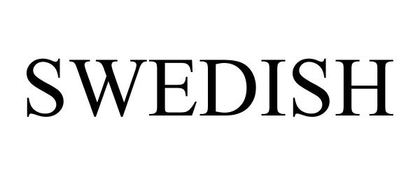 Trademark Logo SWEDISH