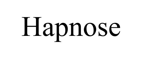 Trademark Logo HAPNOSE