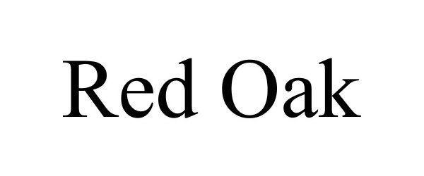 Trademark Logo RED OAK