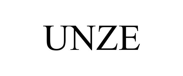 Trademark Logo UNZE